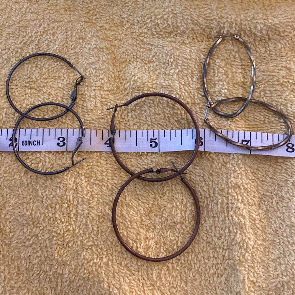 Vintage earrings x3